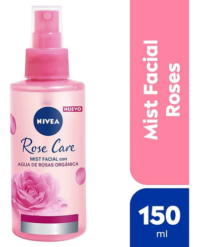 Nivea Rose Care Mist Facial Para Todo Tipo De Piel X 150 Ml