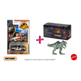Jurassic World Dominion Set Vehiculo Matchbox + Mini Box