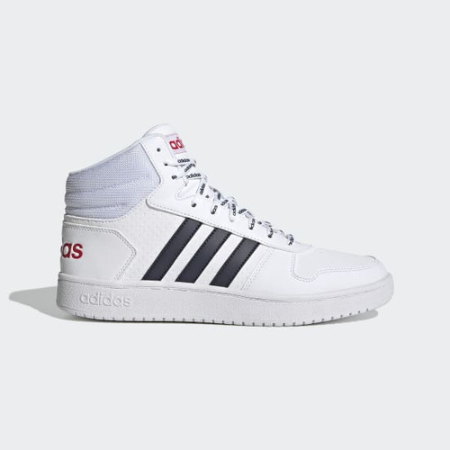 Zapatillas Botas adidas Hoops 2.0 Mid Blanca