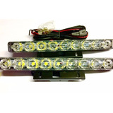 Faro Led Kit Luces Auxiliares Drl Led Cree Diurna X2 9w