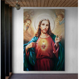 Cuadr Lienzo Tayrona Store Sagrado Corazon Jesus 001 35x50cm