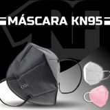 Kit 10 Máscaras Descartável Proteção Kn95 Colorida Elástico 