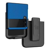 Funda Con Clip Para Samsung Z Flip 3 (azul)