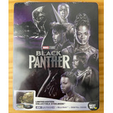 4k + Bluray Steelbook Pantera Negra - Marvel - Lacrado