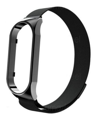 Pulseira Milanese Magnética Aço Inox Xiaomi Mi Band 5/6 