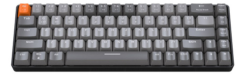 Teclado Mecânico Para Jogos K68 Ergonômico Sem Fio