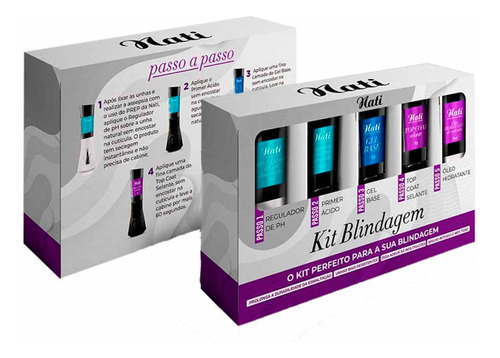 Kit Blindagem Unha +resistente +brilho +durabilidade - Nati