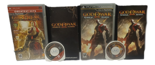 God Of War Duo Pack Psp Chains Olympus + Ghost Of Sparta 