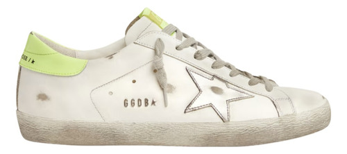 Tennis Golden Goose Superstar Fluorescent Yellow Originales