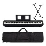 Combo Yamaha P45 Teclado Base Estuche Adaptador