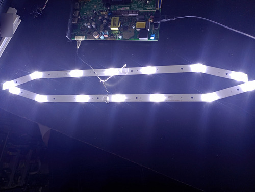 Dos Tiras De Leds Ken Brown Kb32s2000sa Modelo De Tcon Larga