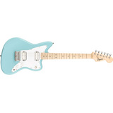 Guitarra Eléctrica Squier Mini Jazzmaster, Color Azul Daphne