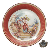 Plato Tsuji Porcelana Pintado A Mano - Diam:25cm