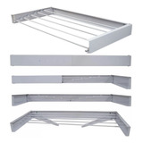 Varal Magico 4 Varetas Aluminio 60cm Dobravel Branco Oferta