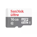 Cartão De Memória Micro Sd 16gb Sandisk Lacrado Classe 10