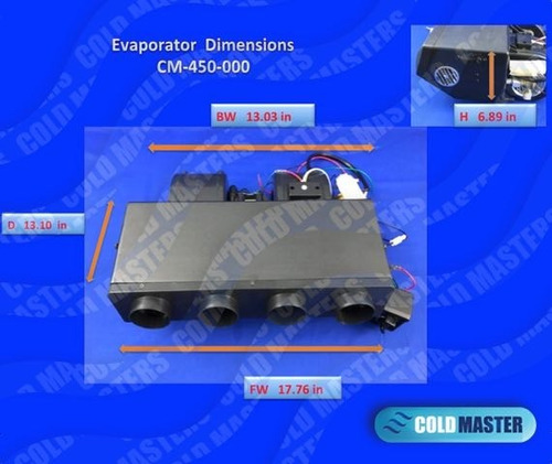 Evaporador Difusor Universal Aire Acondicionado Cm 450a-000