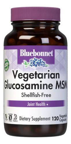 Bluebonnet | Vegetarian Glucosamine Msm | 120 Veg Capsules