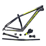 Quadro 29 Mtb Lenister Carbono Tam 17 + Selim Canote Caixa