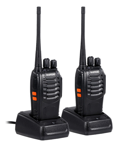 Two-way Radio Uhf Plug Baofeng Bf-888s Transceiver Walkie Fm