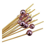 Pinchos Madera Bambu Perlas Brochette Picada Copetin X50 