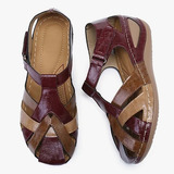 Sandalias Ortopédicas Señoras Roman Zapatos Cruz Hebilla