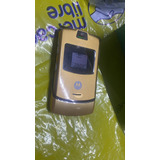 Motorola Modelo V3 Rarz Tipo Flip Basico . Color Dorado.