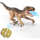 Dinosaurio Robot A Control Remoto Juguete Recargable Y Senso