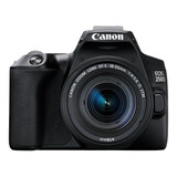 Canon Eos Kit 250d + Lente 18-55mm F/4-5.6 Is Stm Dslr Color  Negro