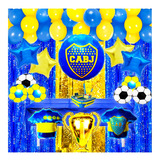 50 Art Pelota Futbol Boca Juniors Cumpleaños Globo Cancha