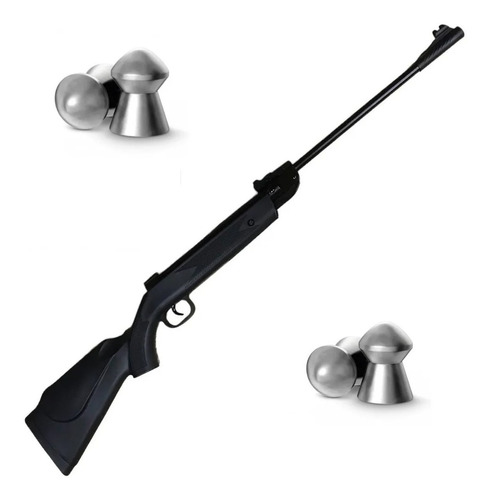 Rifle Aire Comprimido 5.5 Mm Hunter 400 + Balines