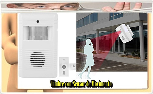 Timbre Con Sensor De Movimento Para Negocios Y Casas ....