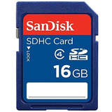 Tarjeta De Memoria Flash Sandisk 16gb Clase 4 Sdhc - Paquete