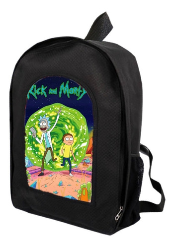 Mochila Clásica - Rick And Morty - Gamer/comic/ceries/anime