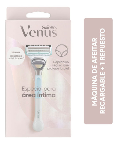 Maquina De Afeitar Intima Venus Recargable X 1und