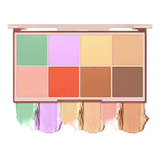 Paleta De Correctores Faciales, 8 Tonos Para Contorno Y Corr