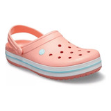 Crocs Crocband Rosa Y Celeste Ojotas De Mujer - Onda Sports