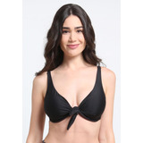 Bikini Anudado Copa C - D Negro