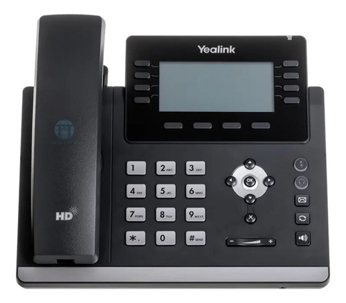 Voip Yealink T43u Tel.ip Sip 12 Lineas Poe Giga S/fuente 