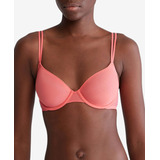 Brasier Calvin Klein Sheer Marquisette Mujer Rosa