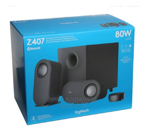 Parlante Logitech Z407 40w Inalámbrico- Boleta