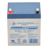 Bateria De Respaldo Power Sonic Ps-1250f1 12v 5ah F1 Agm/vrl