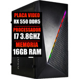 Pc Gamer Intel I7 3.8ghz / Rx 550 4gb / 16gb Ram / Ssd 480gb