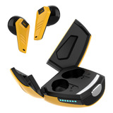 Audífonos Bluetooth 5.3 In-ear Gamer Inalámbricos, Amarillo