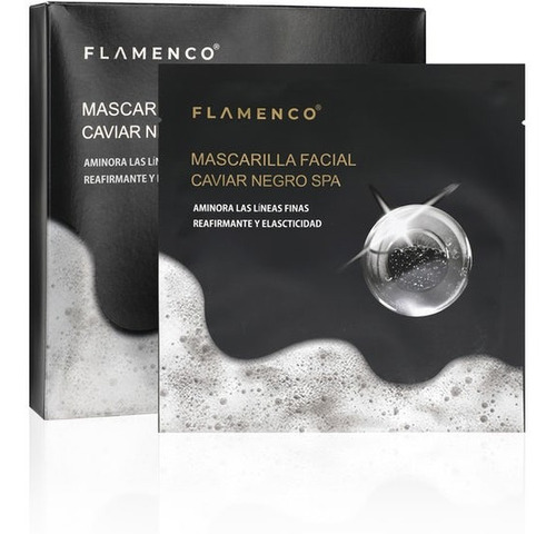 10 Mascarillas Facial Caviar O Sal Mar Negro Reafirmante