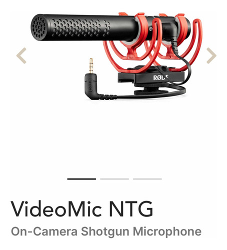 Micrófono Rode Videomic Ntg