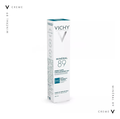 Hidratante Facial Minéral 89 Creme 40ml Vichy 