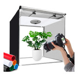 Caja De Luz De E  Fotográfico, 24 X24 X24  Kit De Tien...