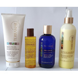 Set Bifásico+shampoo Caída+óleo+mascarilla Terramar