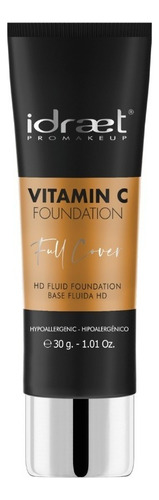 Base De Maquillaje Líquida Idraet Vitamin C Foundation Tono Cf120 Amber - 30ml