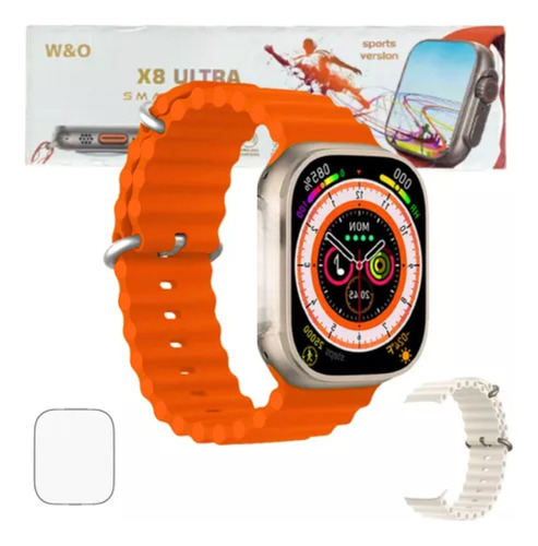 Relógio Smartwatch Masculino Feminino X8 Tela Amoled Nfc Top